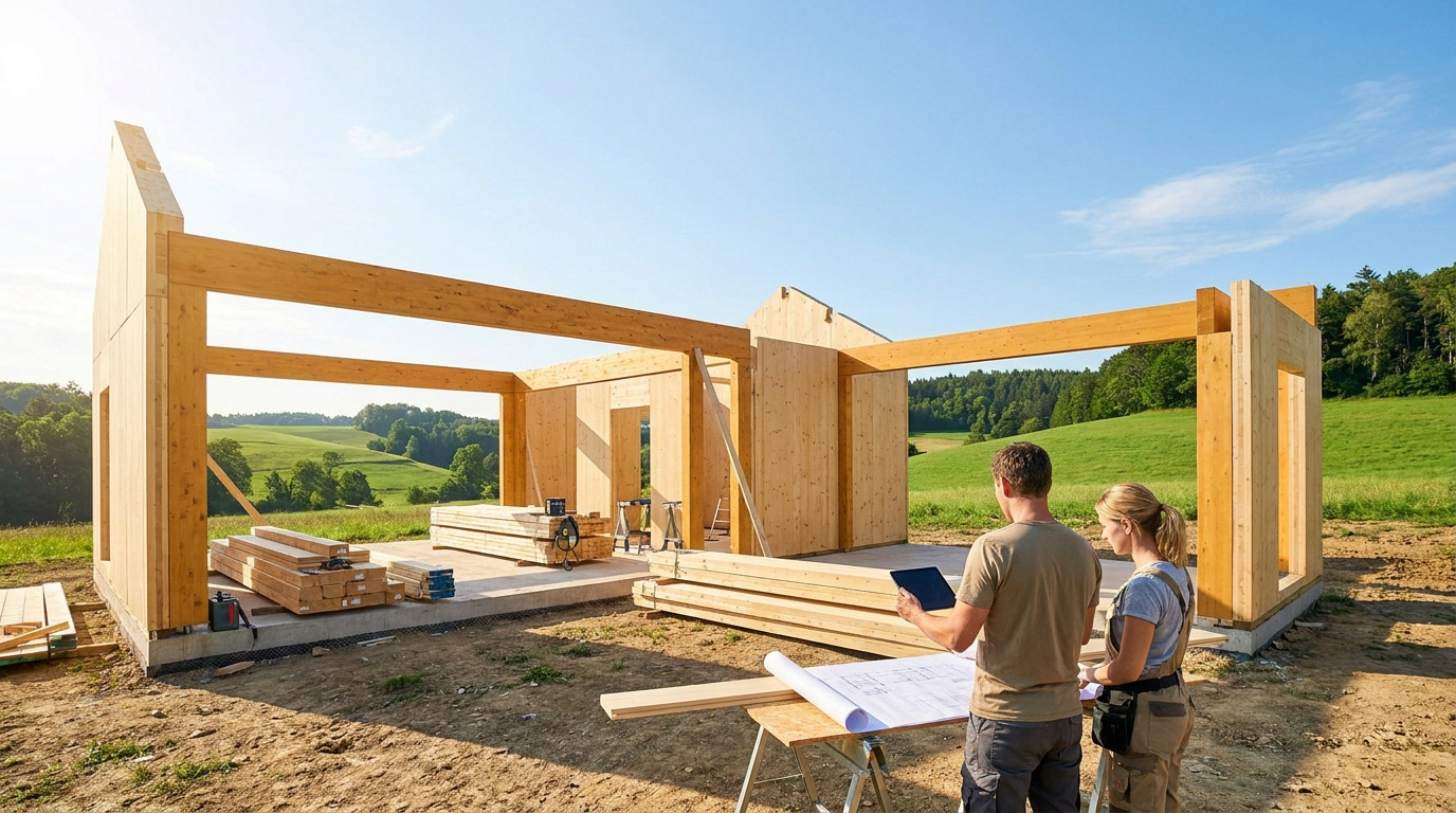 Maison bois en kit : prix et montage soi-même