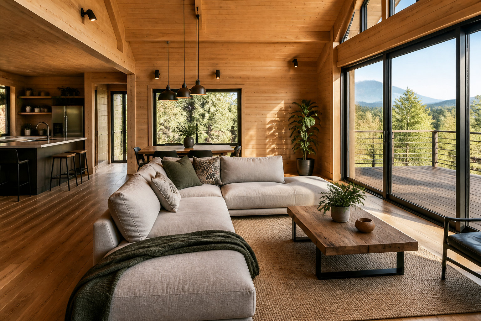 Comment maximiser l'espace et la lumière dans votre villa bois ?