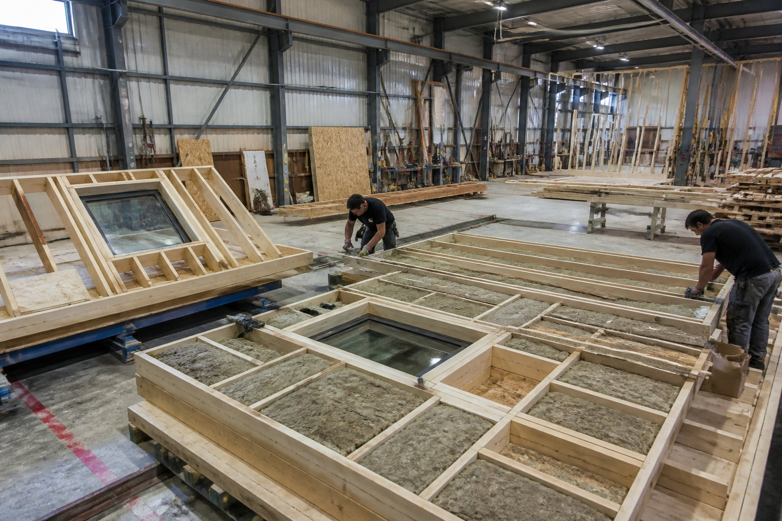 Maîtrise du projet grâce à la préfabrication en atelier