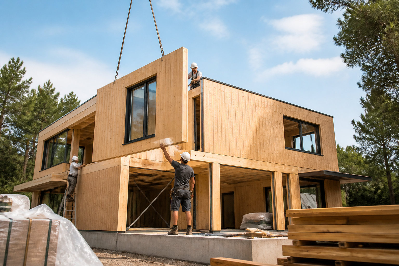 4 techniques de construction bois pour orienter votre projet
