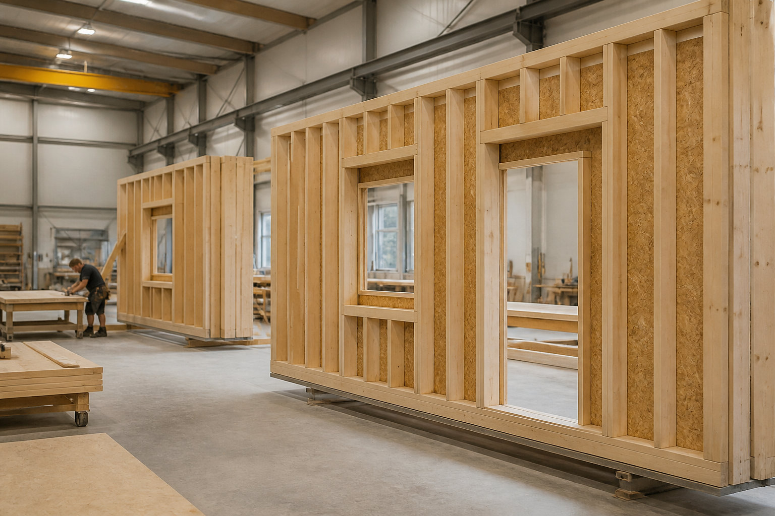 Précision de la préfabrication et rapidité d'exécution du chantier