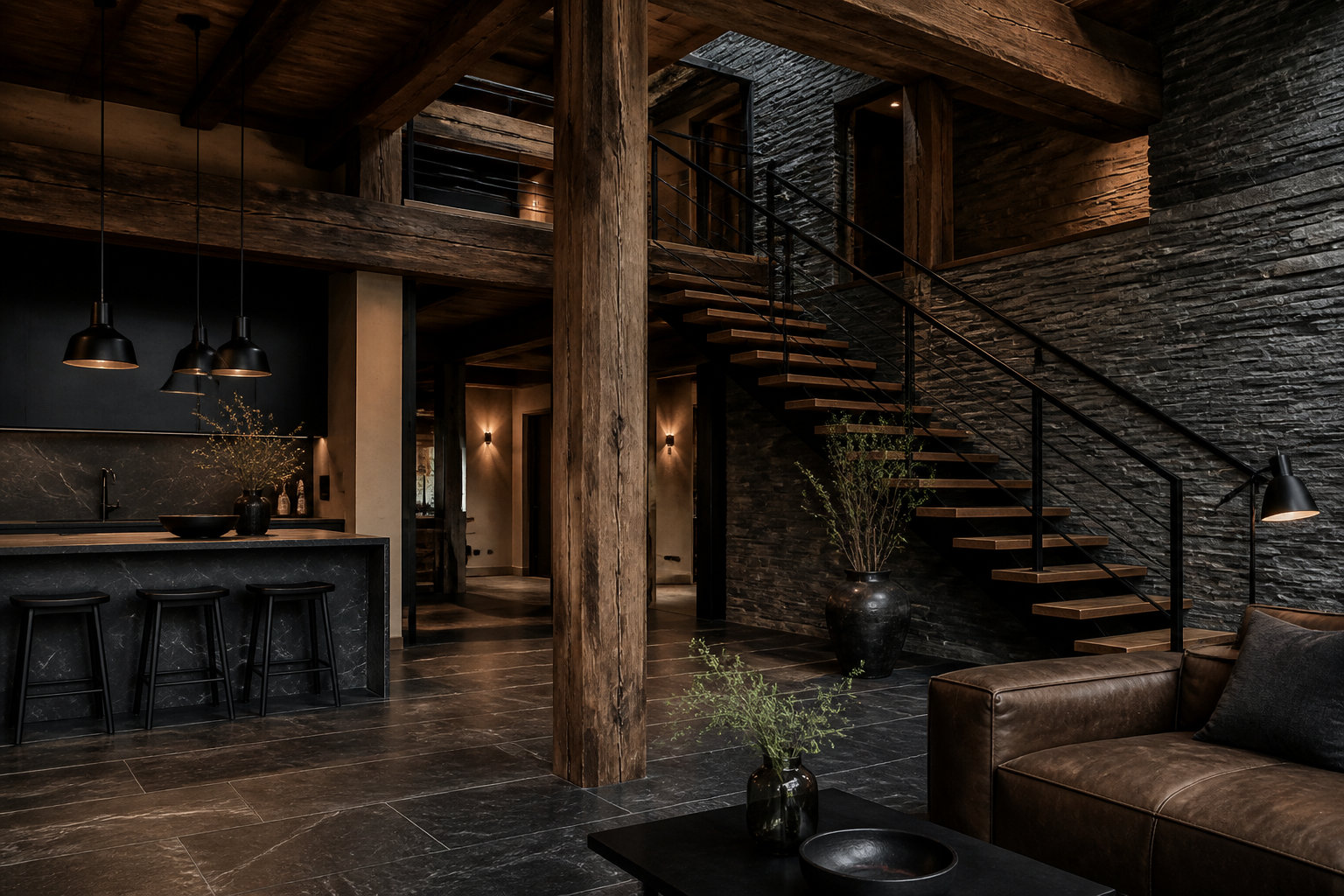 Contraste de matériaux : 3 alliances pour un design contemporain