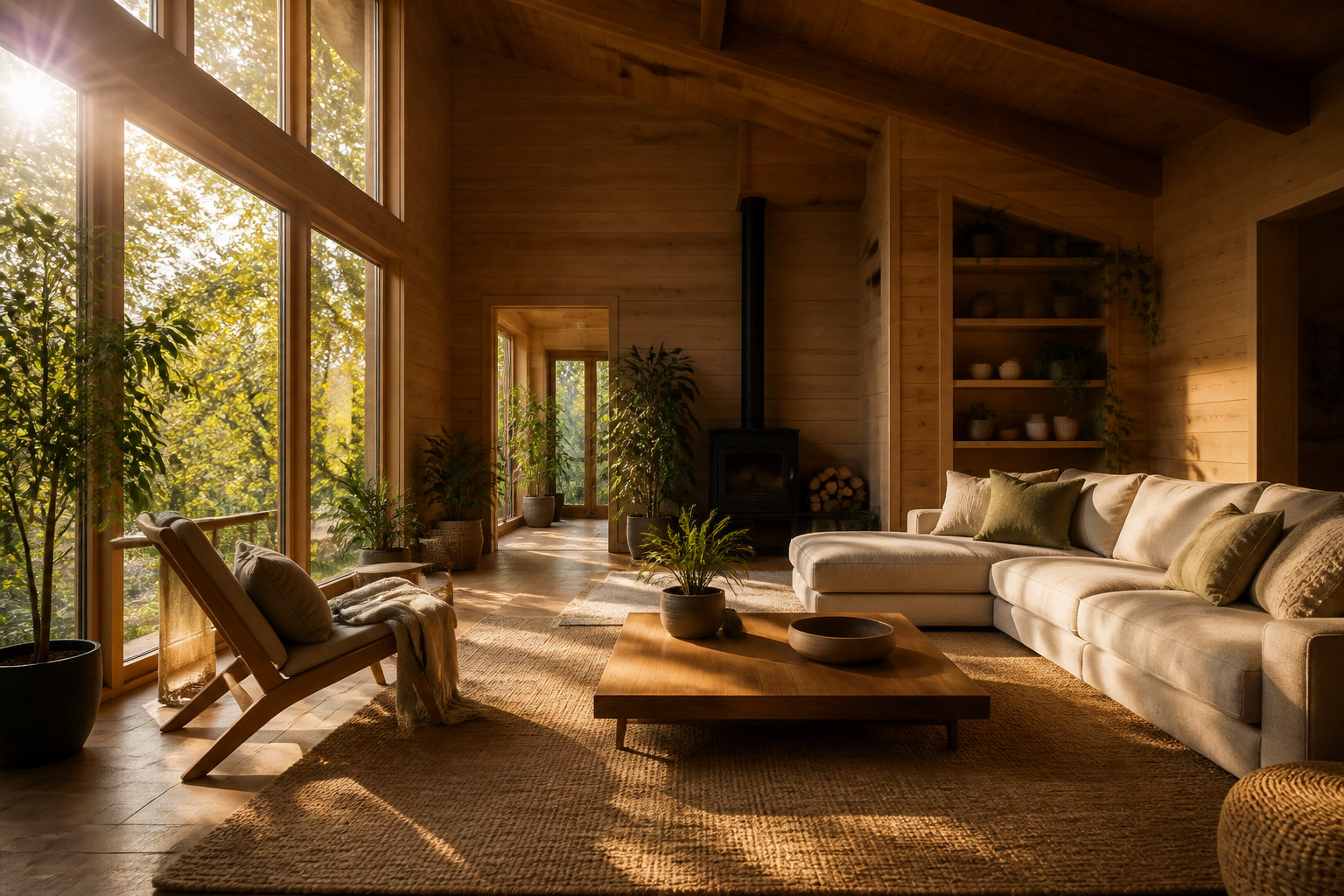 La maison en bois résiste-t-elle vraiment au feu ?