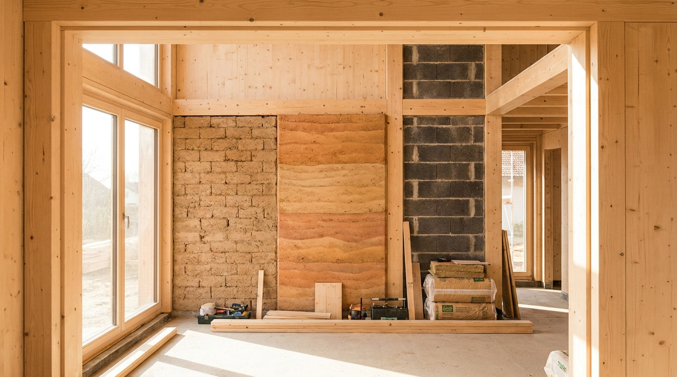 Améliorer l’inertie thermique d’une maison à ossature bois